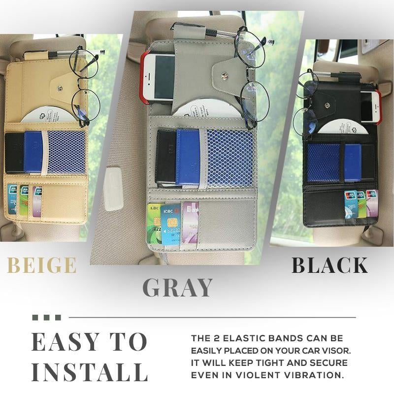 Car Sun Visor Organizer Storage Bag